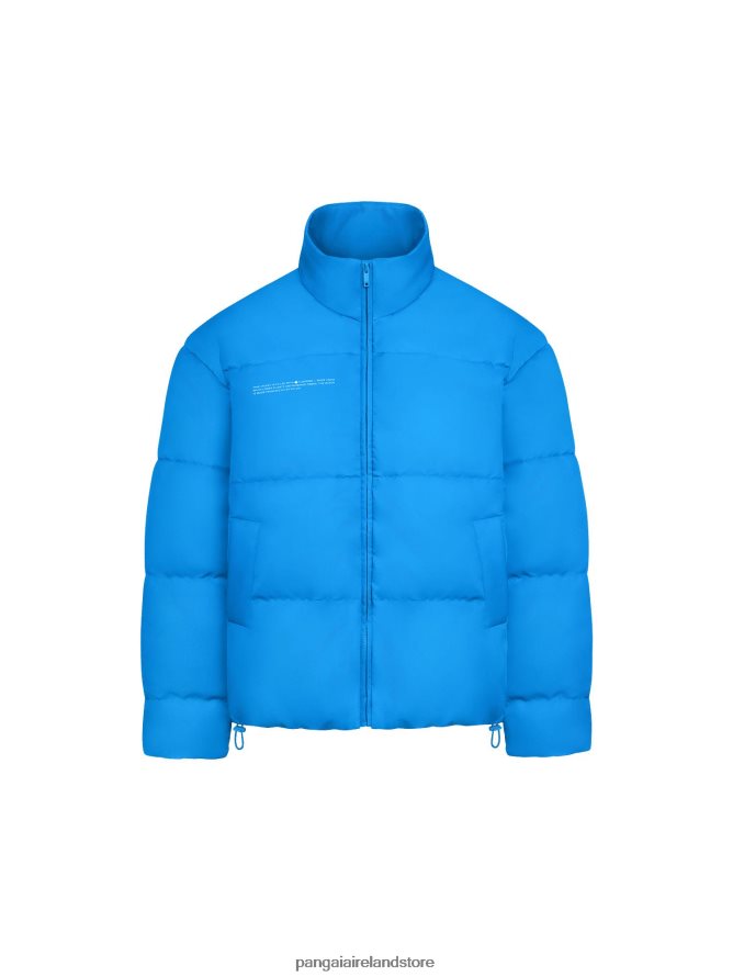 Women Pangaia Clothes Flwrdwn Bomber Jacket TT8Z42447 Cerulean Blue