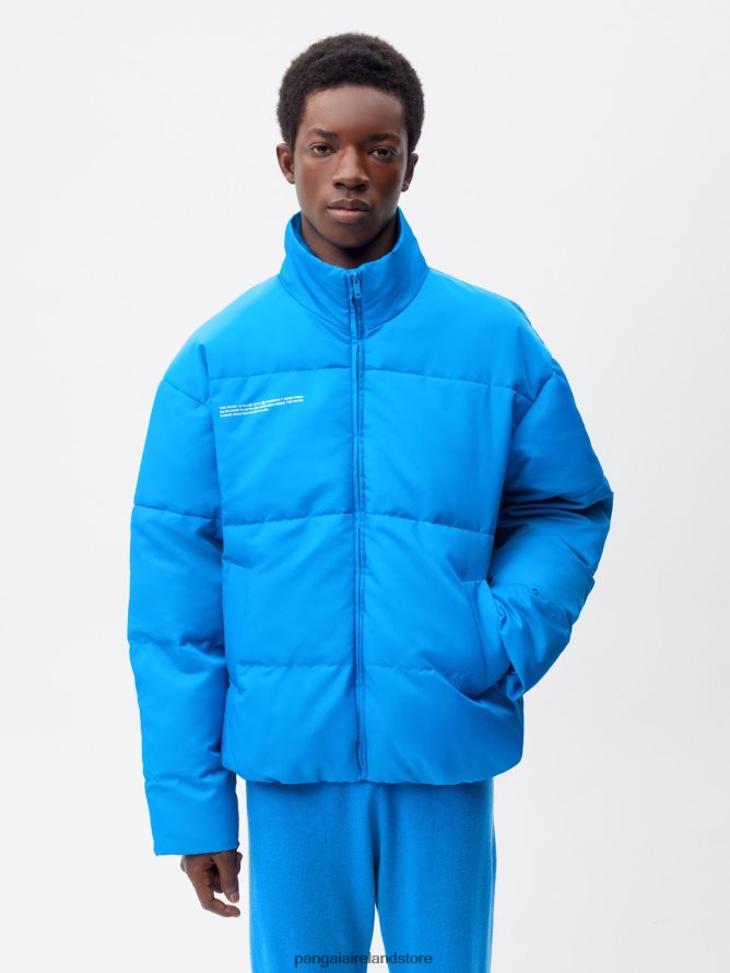 Women Pangaia Clothes Flwrdwn Bomber Jacket TT8Z42447 Cerulean Blue