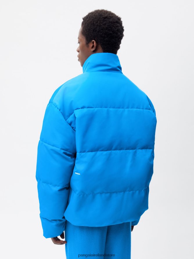 Women Pangaia Clothes Flwrdwn Bomber Jacket TT8Z42447 Cerulean Blue