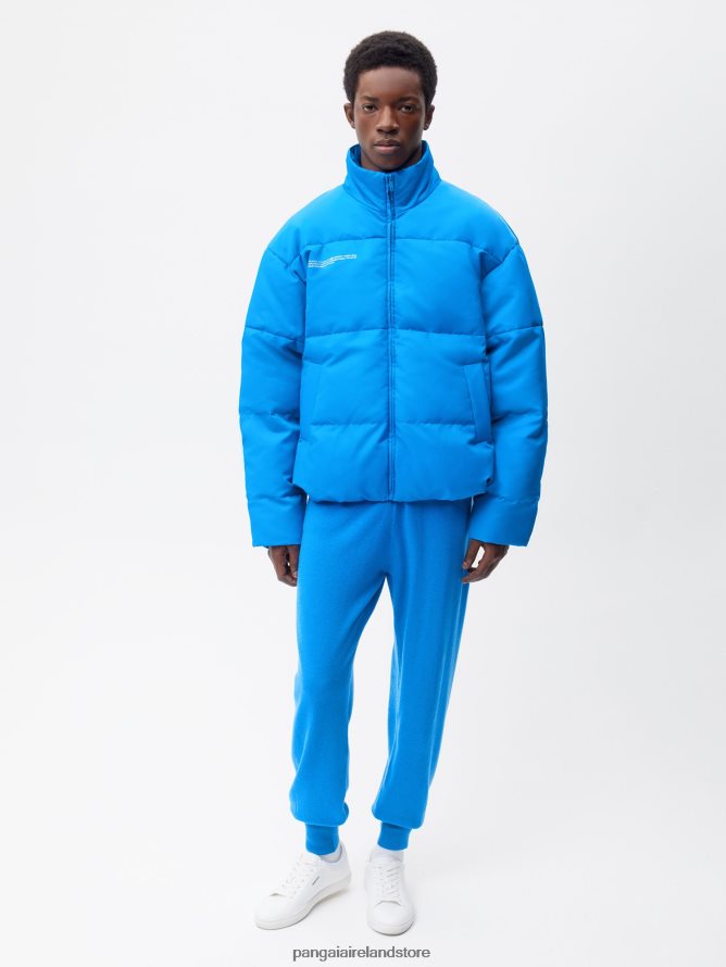 Women Pangaia Clothes Flwrdwn Bomber Jacket TT8Z42447 Cerulean Blue