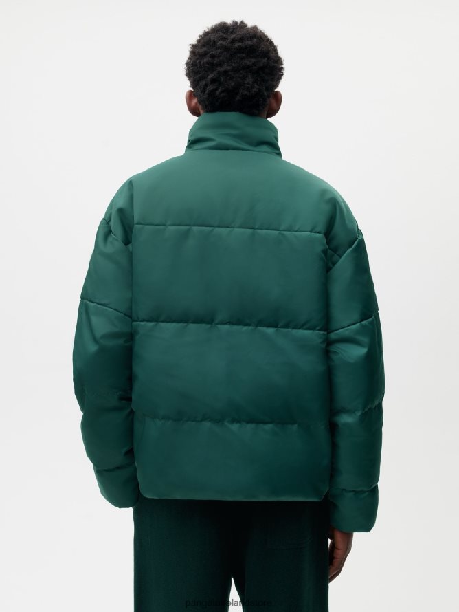 Women Pangaia Clothes Flwrdwn Bomber Jacket TT8Z42465 Foliage Green