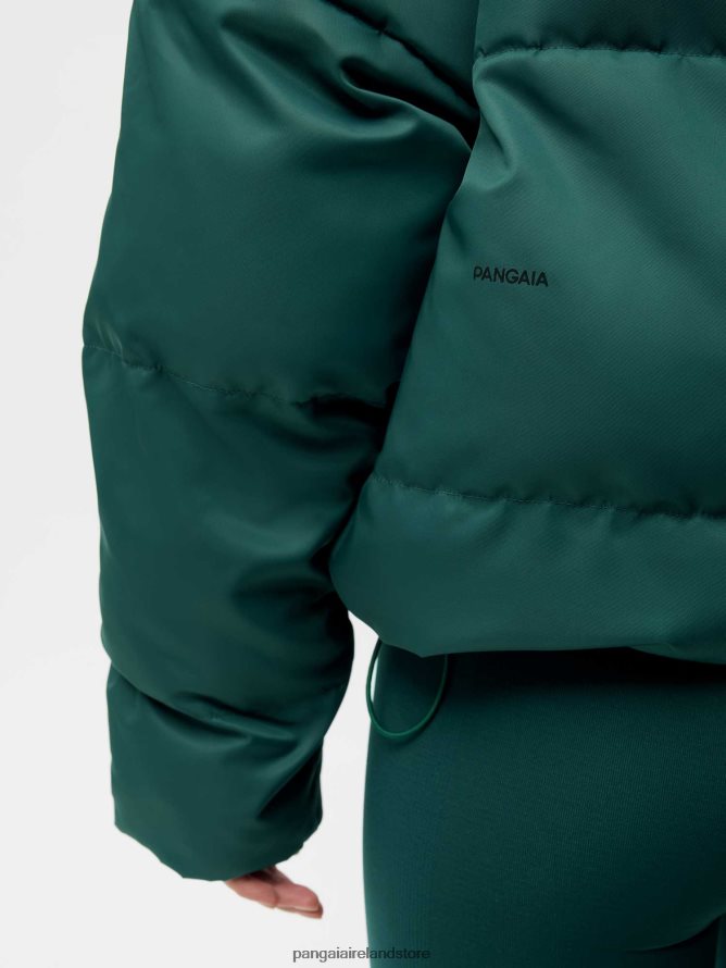 Women Pangaia Clothes Flwrdwn Bomber Jacket TT8Z42465 Foliage Green