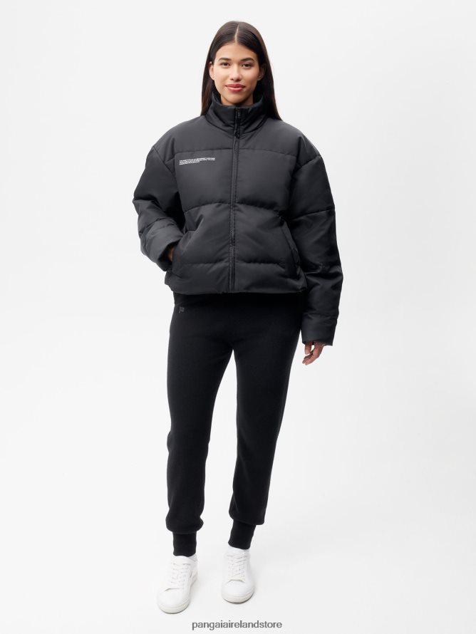 Women Pangaia Clothes Flwrdwn Bomber Jacket TT8Z42467 Black