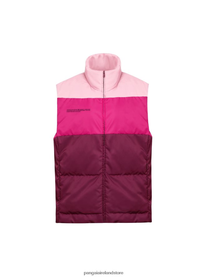 Women Pangaia Clothes Flwrdwn Gilet TT8Z42443 Plum Purple