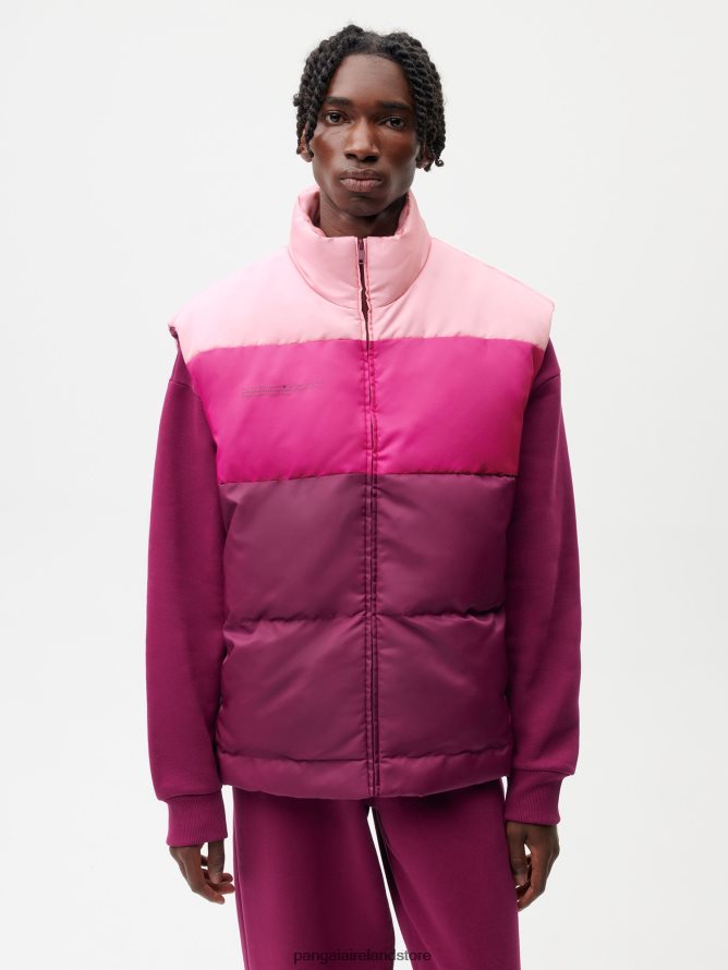 Women Pangaia Clothes Flwrdwn Gilet TT8Z42443 Plum Purple