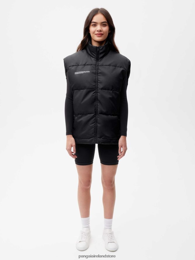 Women Pangaia Clothes Flwrdwn Gilet TT8Z42469 Black