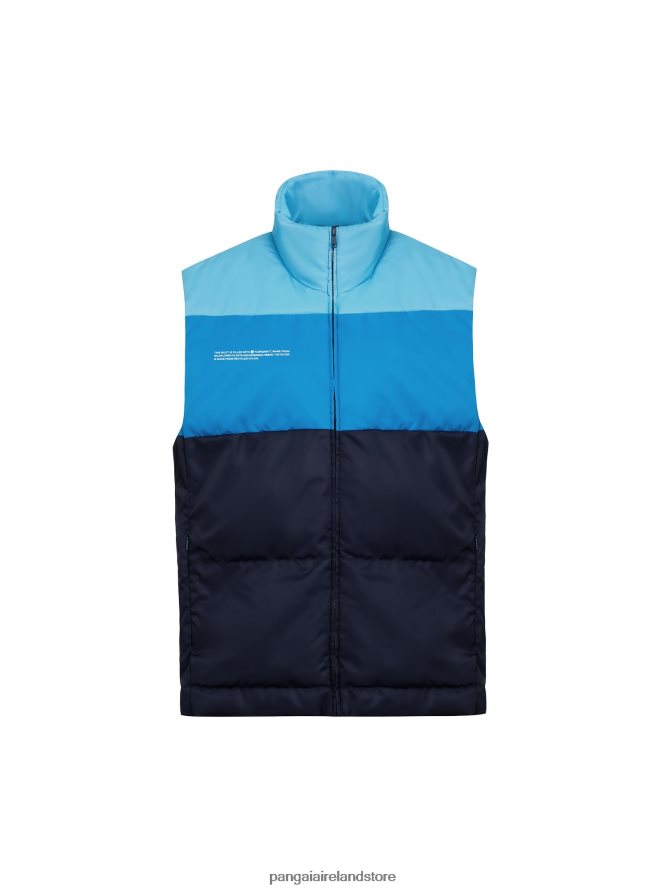 Women Pangaia Clothes Flwrdwn Gilet TT8Z42470 Navy Blue