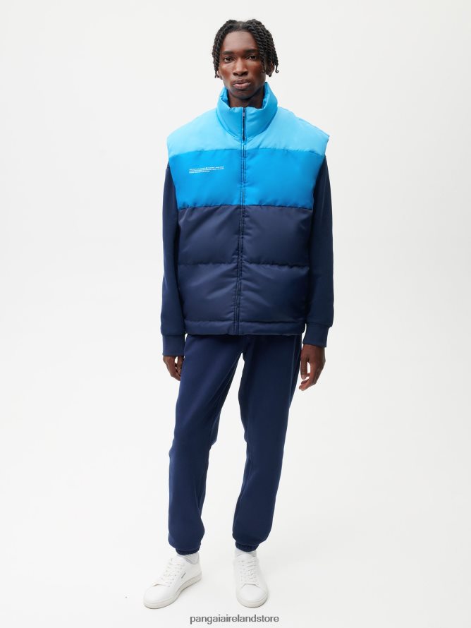 Women Pangaia Clothes Flwrdwn Gilet TT8Z42470 Navy Blue