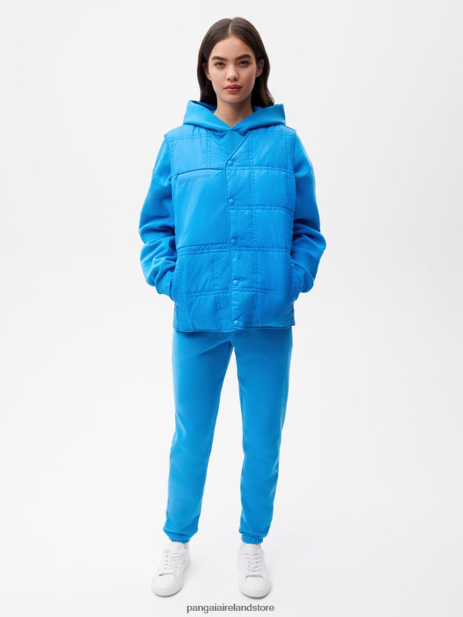 Women Pangaia Clothes Flwrdwn Quilted Gilet TT8Z42445 Cerulean Blue