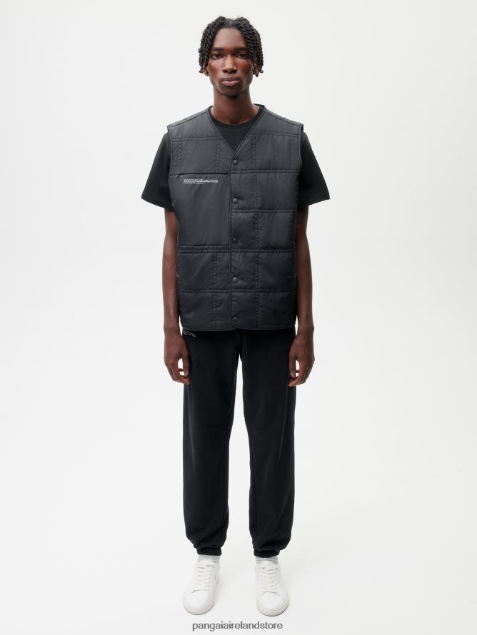 Women Pangaia Clothes Flwrdwn Quilted Gilet TT8Z42478 Black