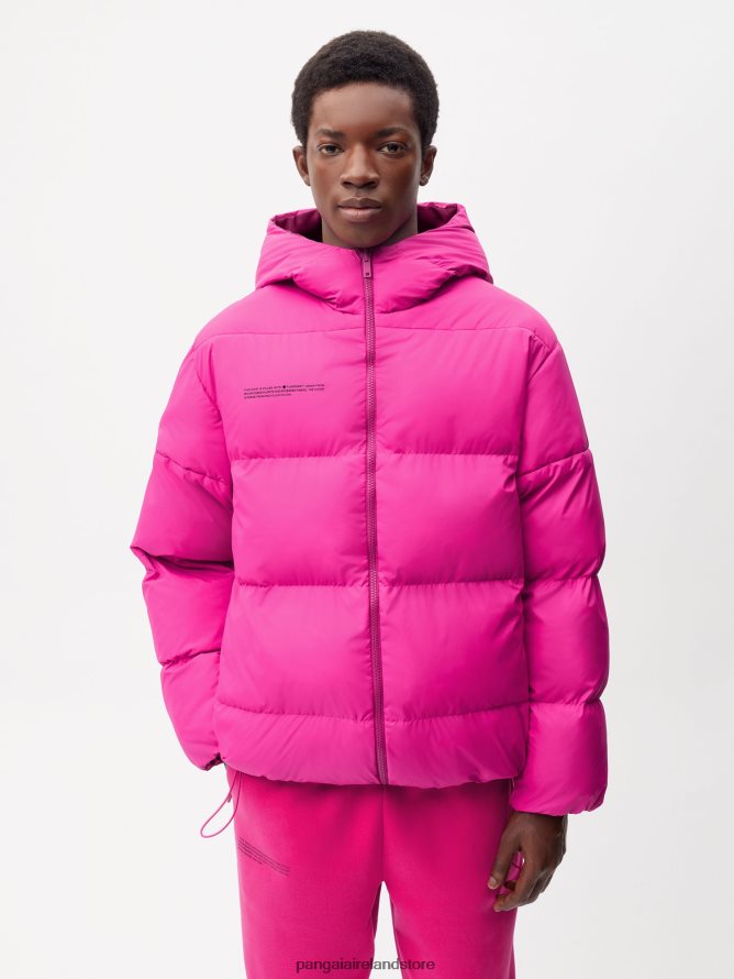 Women Pangaia Clothes Flwrdwn Reversible Jacket TT8Z42446 Plum Purple/Foxglove Pink