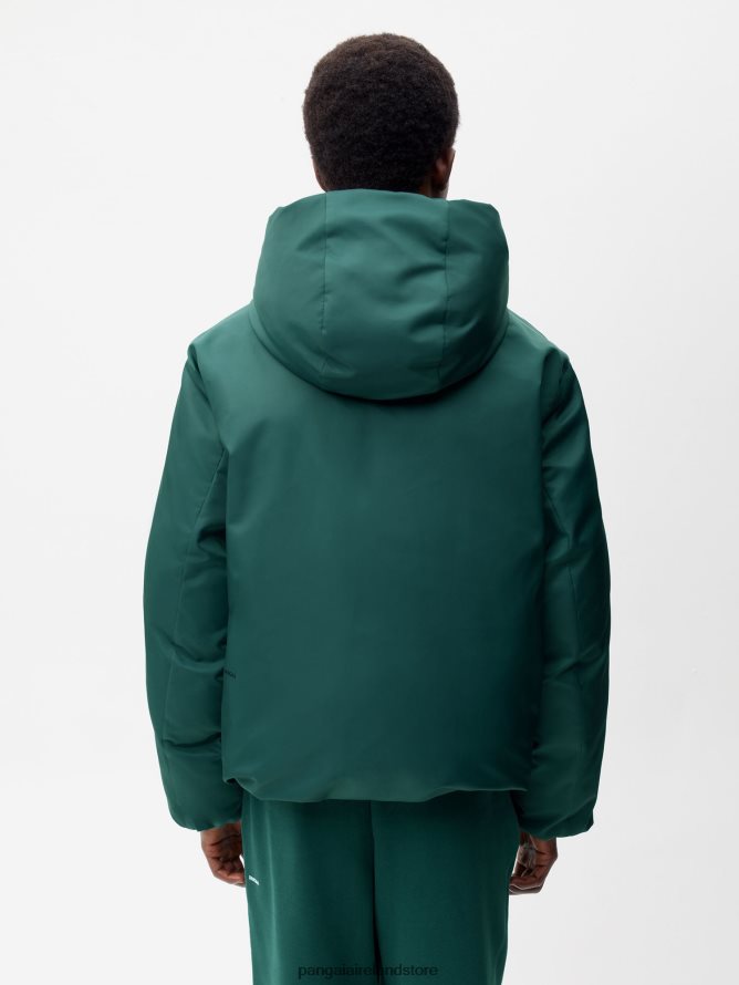 Women Pangaia Clothes Flwrdwn Reversible Jacket TT8Z42461 Foliage Green/Copper Brown