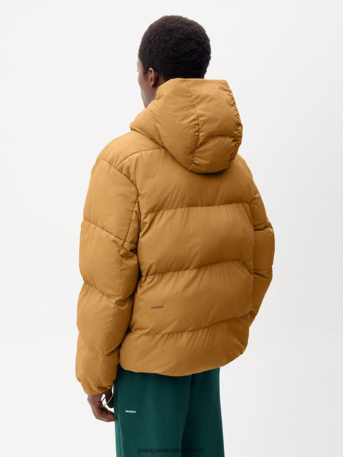 Women Pangaia Clothes Flwrdwn Reversible Jacket TT8Z42461 Foliage Green/Copper Brown