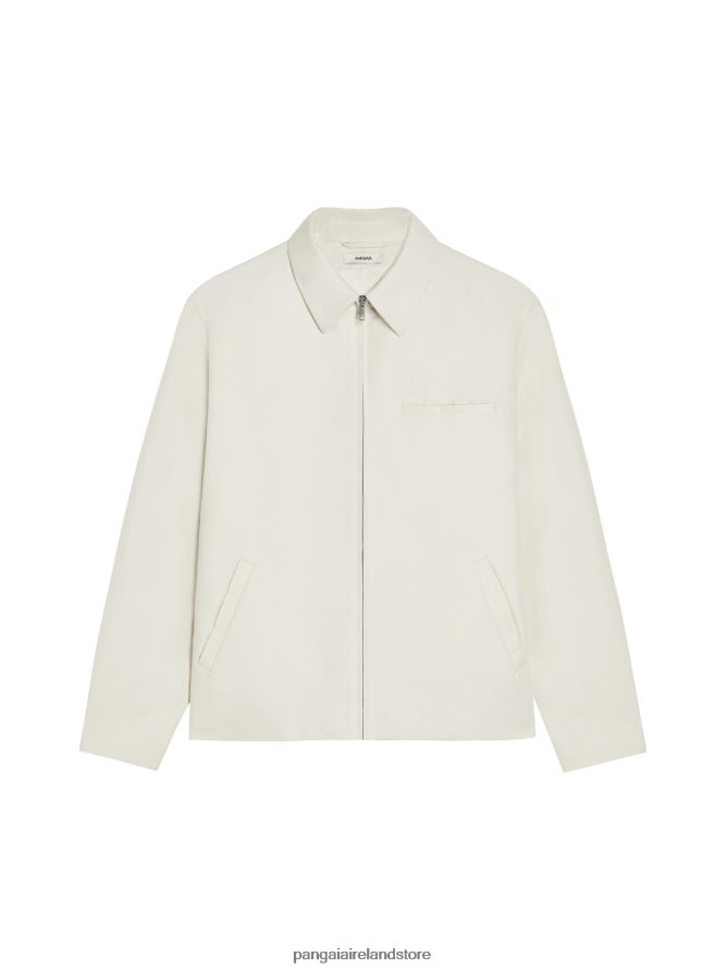 Women Pangaia Clothes Organic Cotton Harrington Jacket TT8Z42479 Elderflower