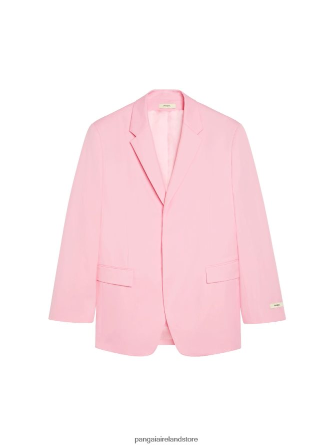 Women Pangaia Clothes Organic Cotton Oversized Tailored Blazer TT8Z42466 Sakura Pink