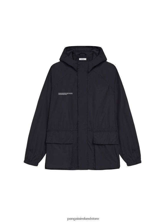 Women Pangaia Clothes Recycled Nylon Color Block Jacket TT8Z42454 Black