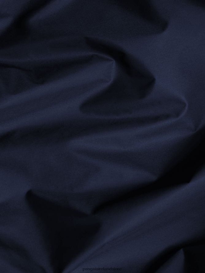 Women Pangaia Clothes Recycled Nylon Color Block Jacket TT8Z42481 Navy Blue