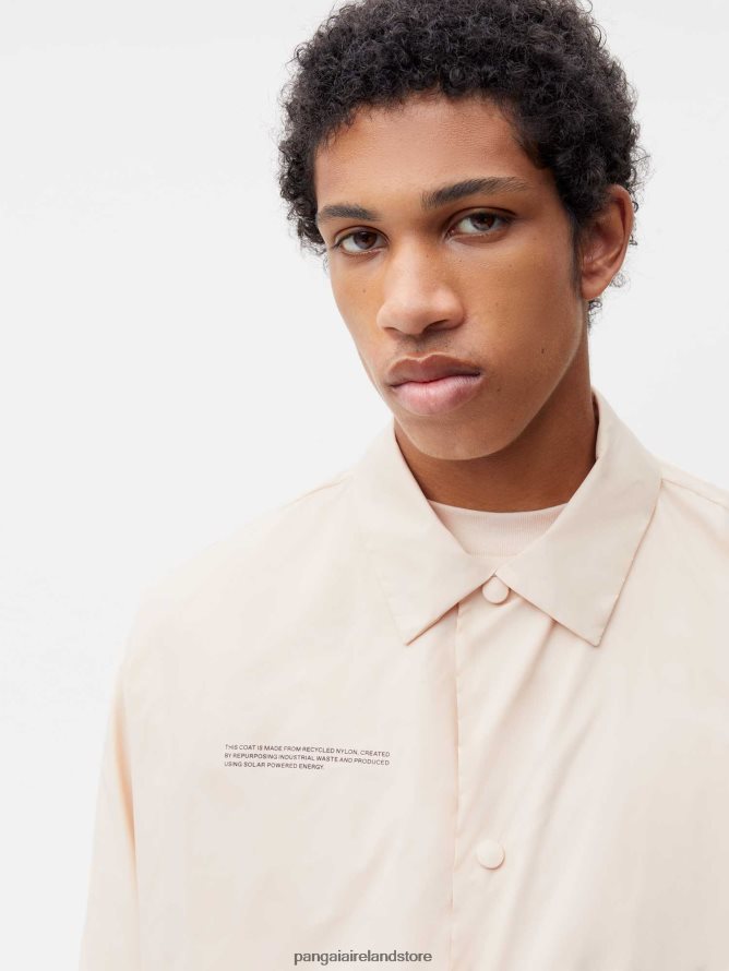 Women Pangaia Clothes Recycled Nylon Trench Coat TT8Z42477 Sand