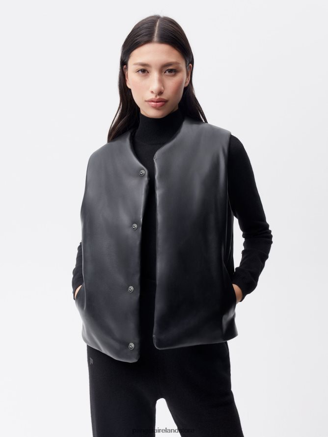 Women Pangaia Clothes The Air Gilet TT8Z42442 Black