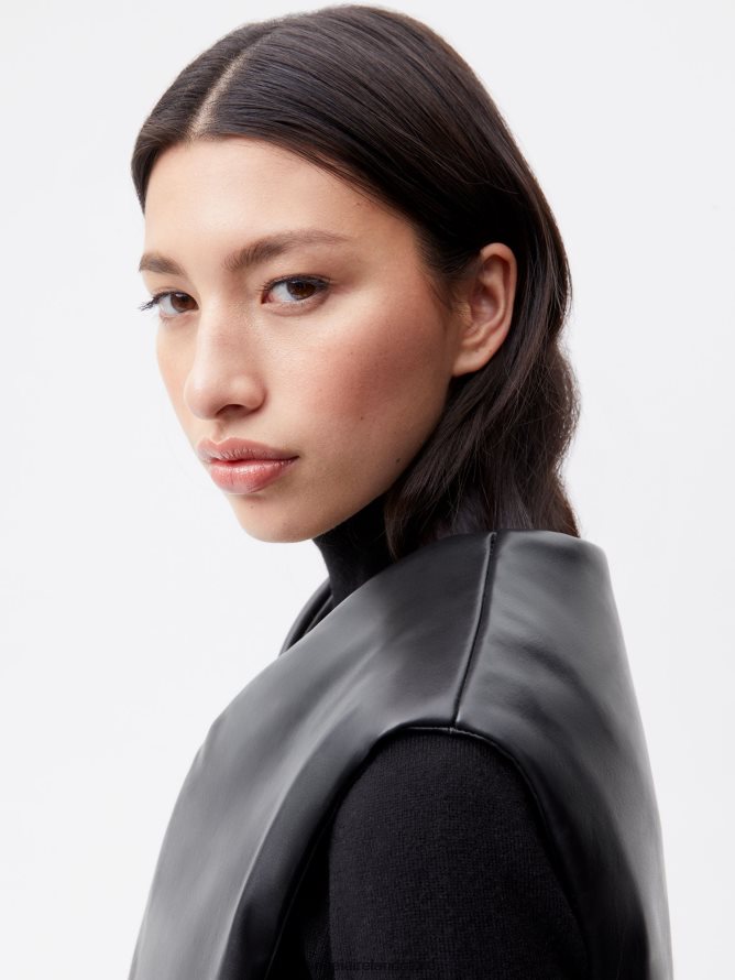 Women Pangaia Clothes The Air Gilet TT8Z42442 Black