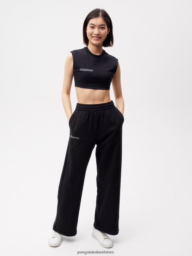 Women Pangaia Clothes 365 Straight Leg Track Pants TT8Z42300 Black