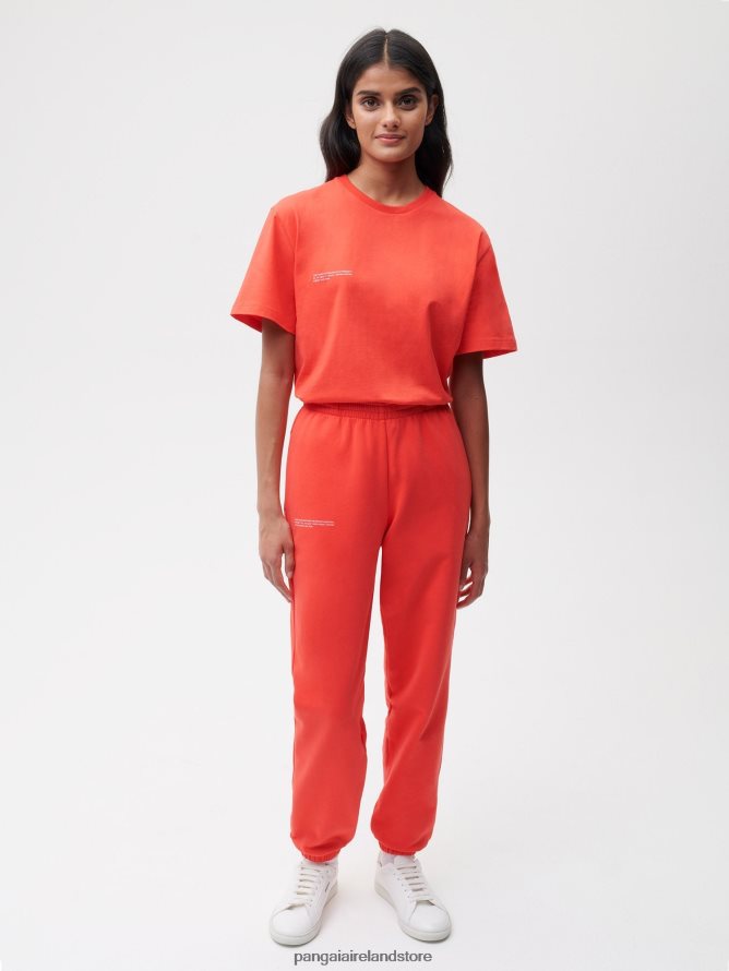 Women Pangaia Clothes 365 Track Pants TT8Z42343 Dragon Fruit Red