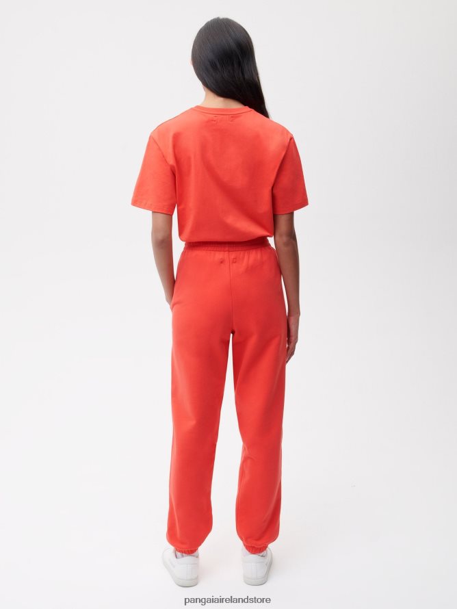 Women Pangaia Clothes 365 Track Pants TT8Z42343 Dragon Fruit Red