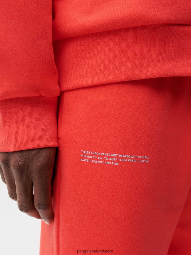 Women Pangaia Clothes 365 Track Pants TT8Z42343 Dragon Fruit Red