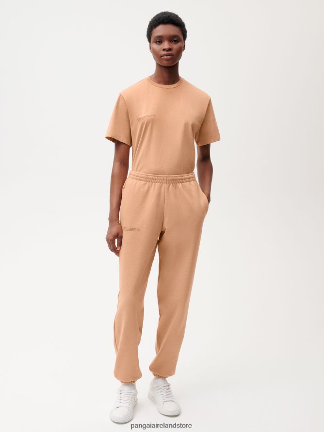 Women Pangaia Clothes Food Dye Track Pants TT8Z42363 Rooibos Red