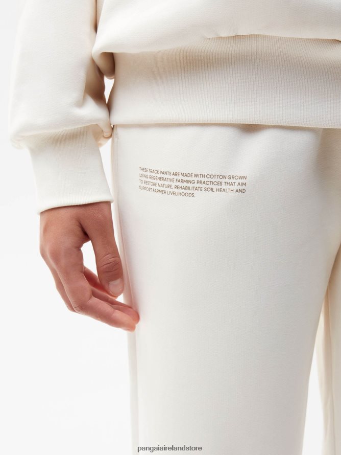 Women Pangaia Clothes In Conversion Cotton Track Pants TT8Z42356 Cotton White