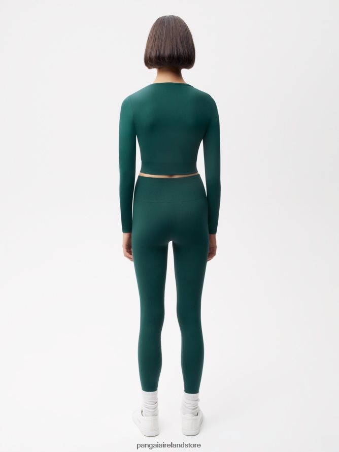 Women Pangaia Clothes Motion Leggings TT8Z42386 Foliage Green