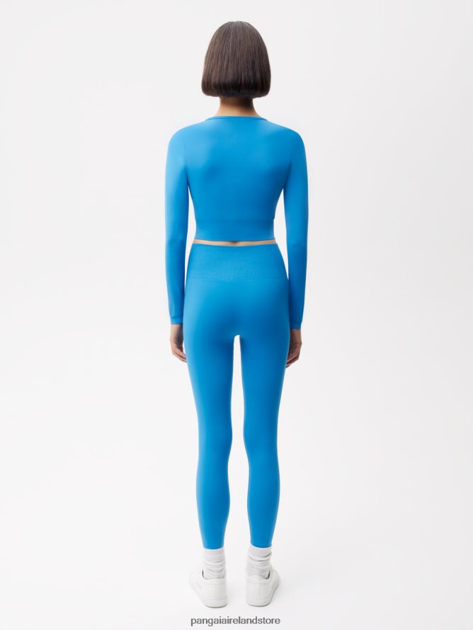Women Pangaia Clothes Motion Leggings TT8Z42391 Cerulean Blue