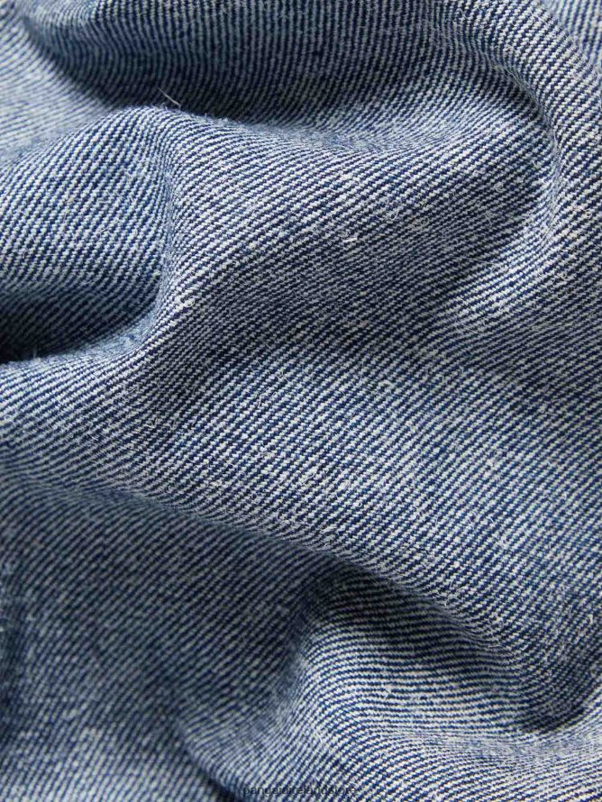 Women Pangaia Clothes Nettle Denim High - Rise Jeans TT8Z42373 Mid Wash