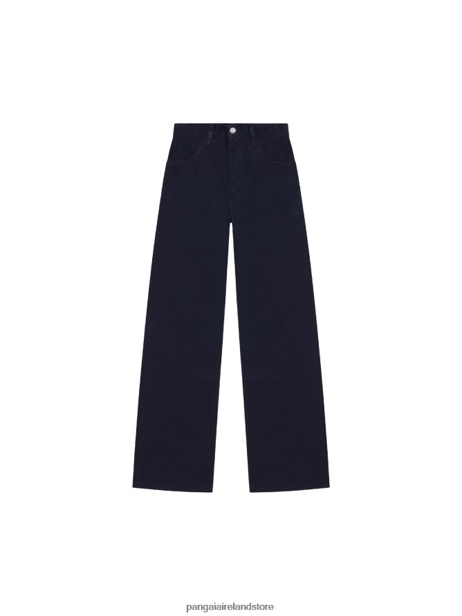 Women Pangaia Clothes Nettle Denim High - Rise Jeans TT8Z42377 Black