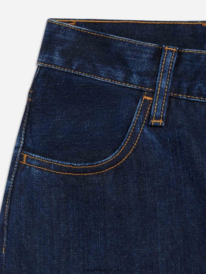 Women Pangaia Clothes Nettle Denim High - Rise Jeans TT8Z42383 Rinse Wash
