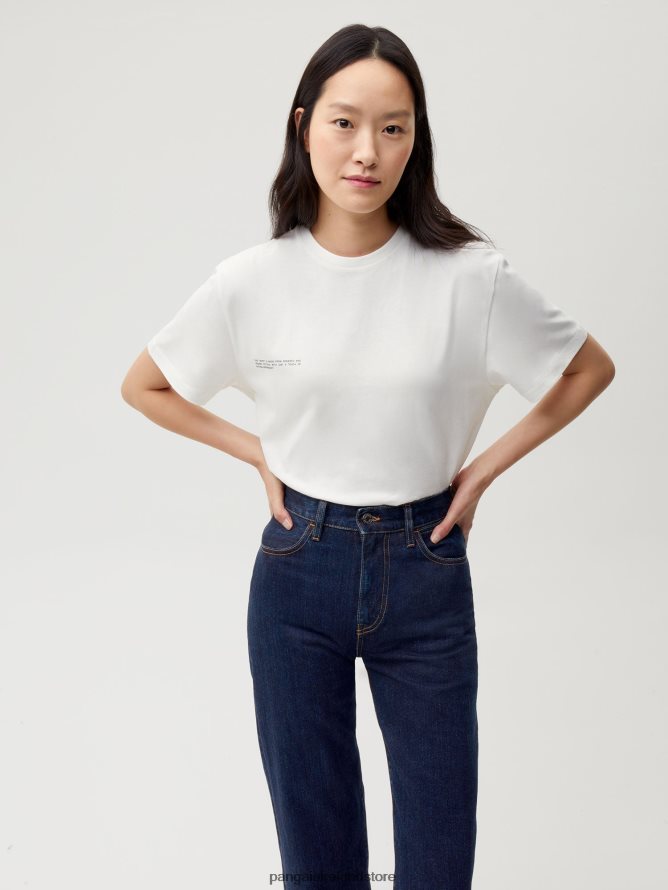 Women Pangaia Clothes Nettle Denim High - Rise Jeans TT8Z42383 Rinse Wash