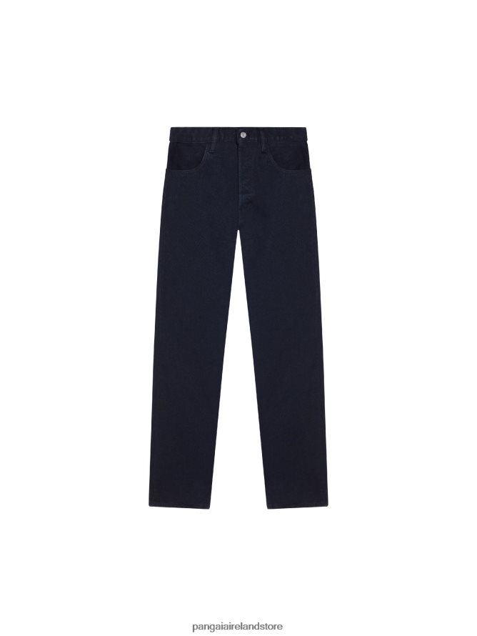 Women Pangaia Clothes Nettle Denim Straight Leg Jeans TT8Z42384 Black