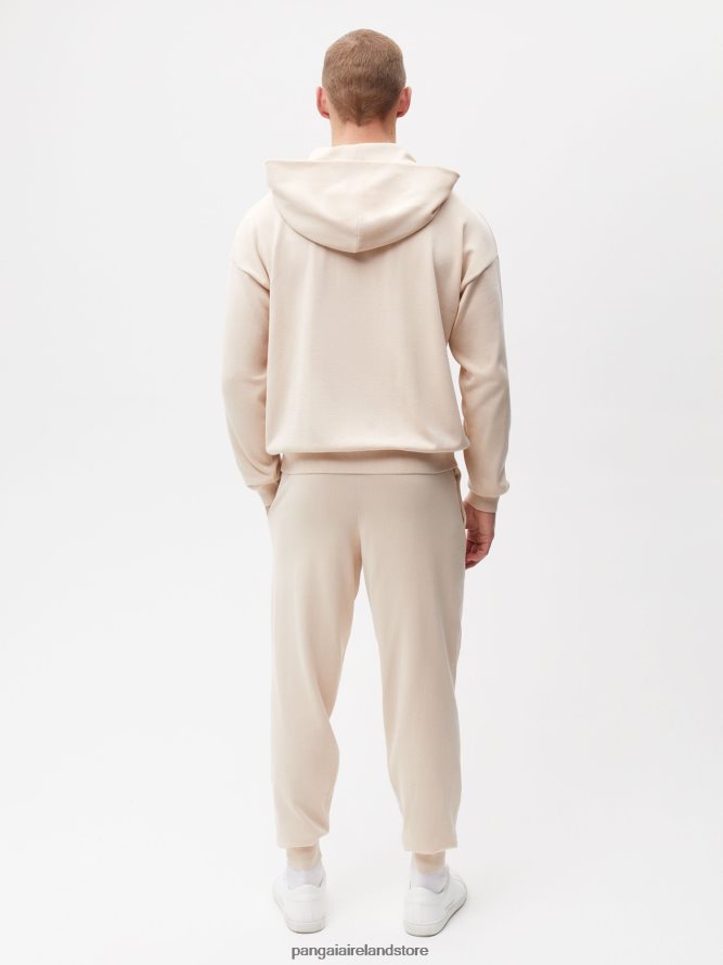 Women Pangaia Clothes Organic Cotton Knit Track Pants TT8Z42326 Sand