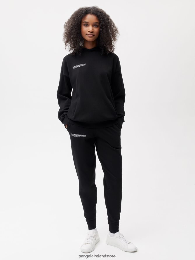 Women Pangaia Clothes Organic Cotton Knit Track Pants TT8Z42336 Black