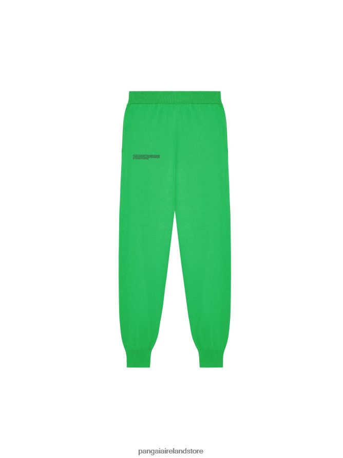 Women Pangaia Clothes Organic Cotton Knit Track Pants TT8Z42348 Jade Green