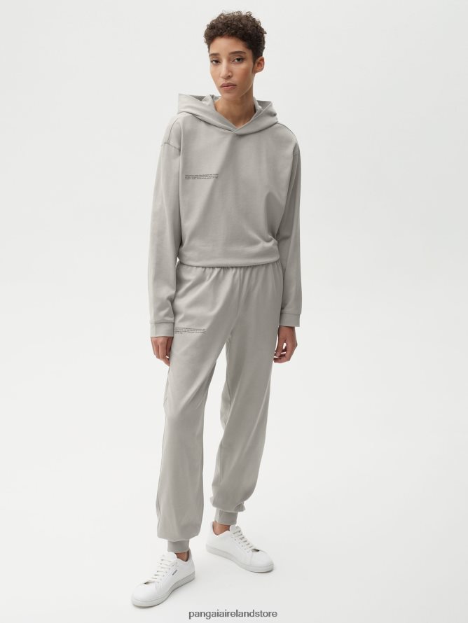 Women Pangaia Clothes Organic Cotton Loungewear Pants With C-Fiber TT8Z42433 Stone