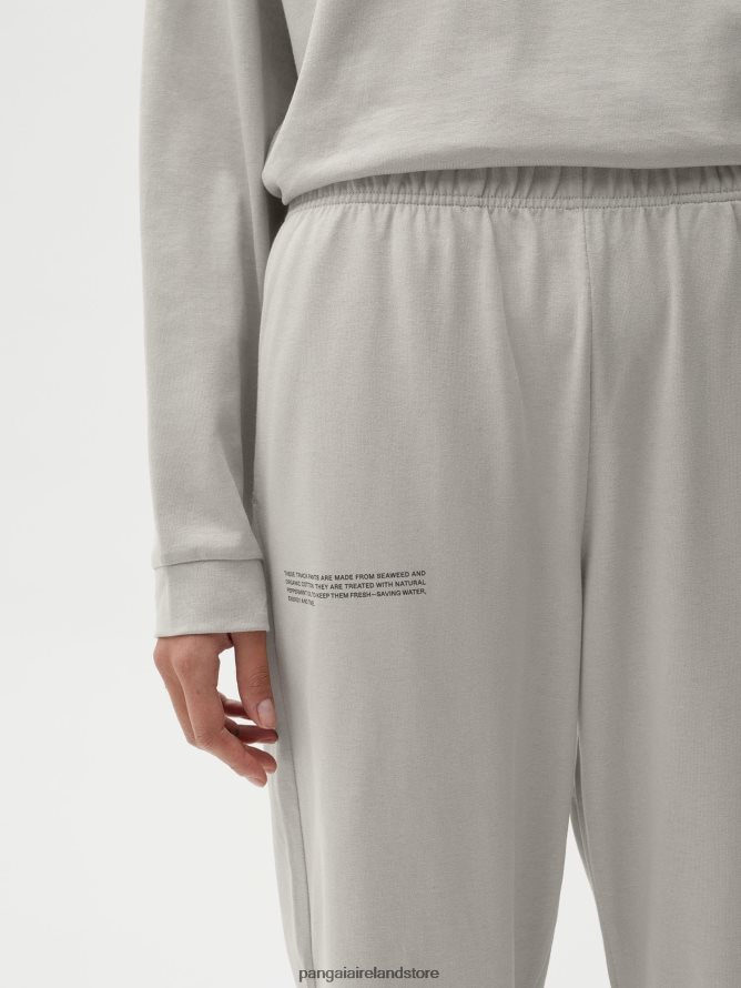Women Pangaia Clothes Organic Cotton Loungewear Pants With C-Fiber TT8Z42433 Stone