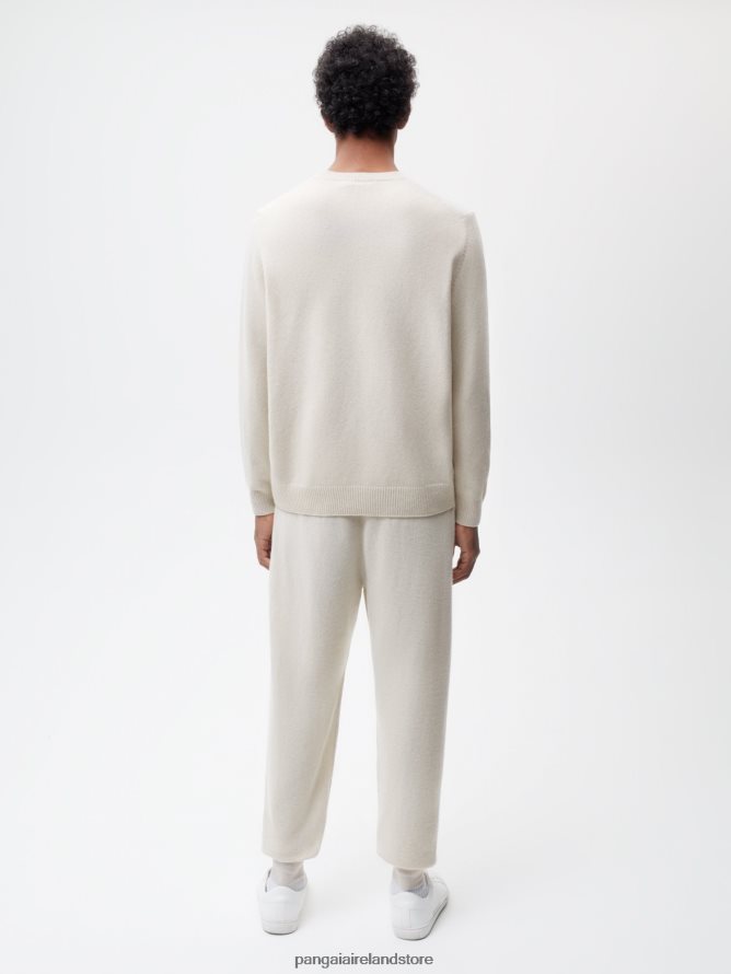 Women Pangaia Clothes Recycled Cashmere Track Pants TT8Z42328 Oatmeal