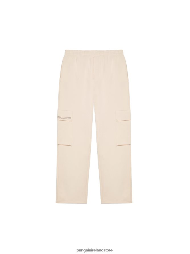 Women Pangaia Clothes Recycled Cotton Jersey Cargo Pants TT8Z42320 Sand
