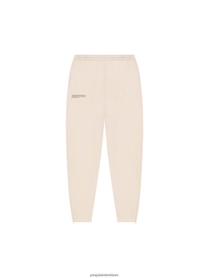 Women Pangaia Clothes Recycled Cotton Tapered Track Pants TT8Z42361 Sand