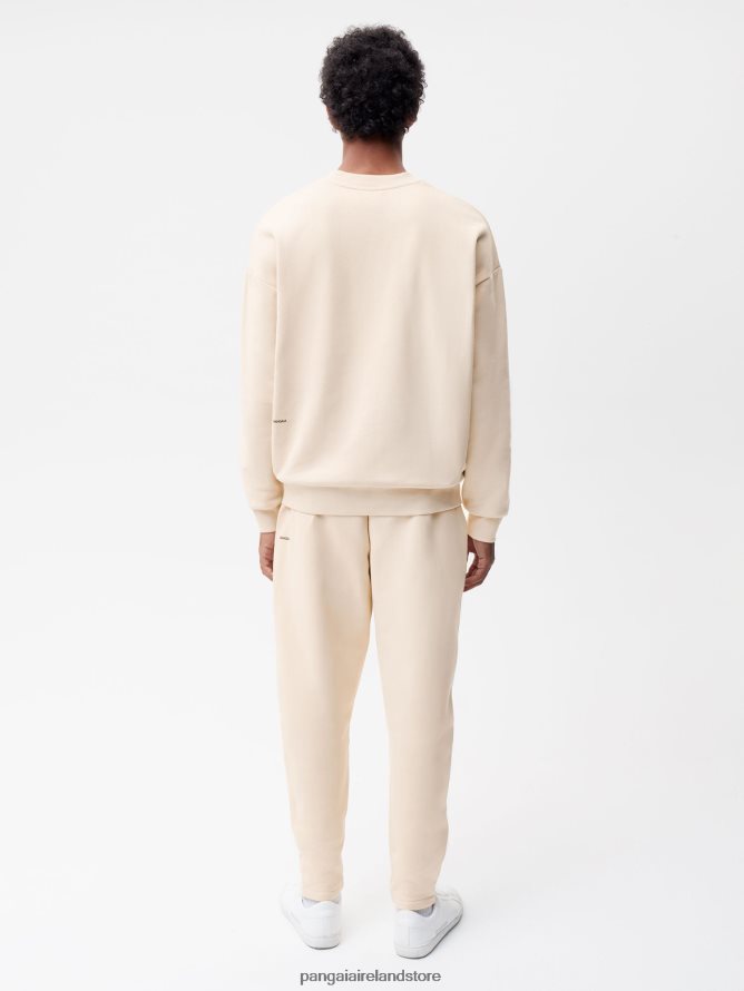 Women Pangaia Clothes Recycled Cotton Tapered Track Pants TT8Z42361 Sand