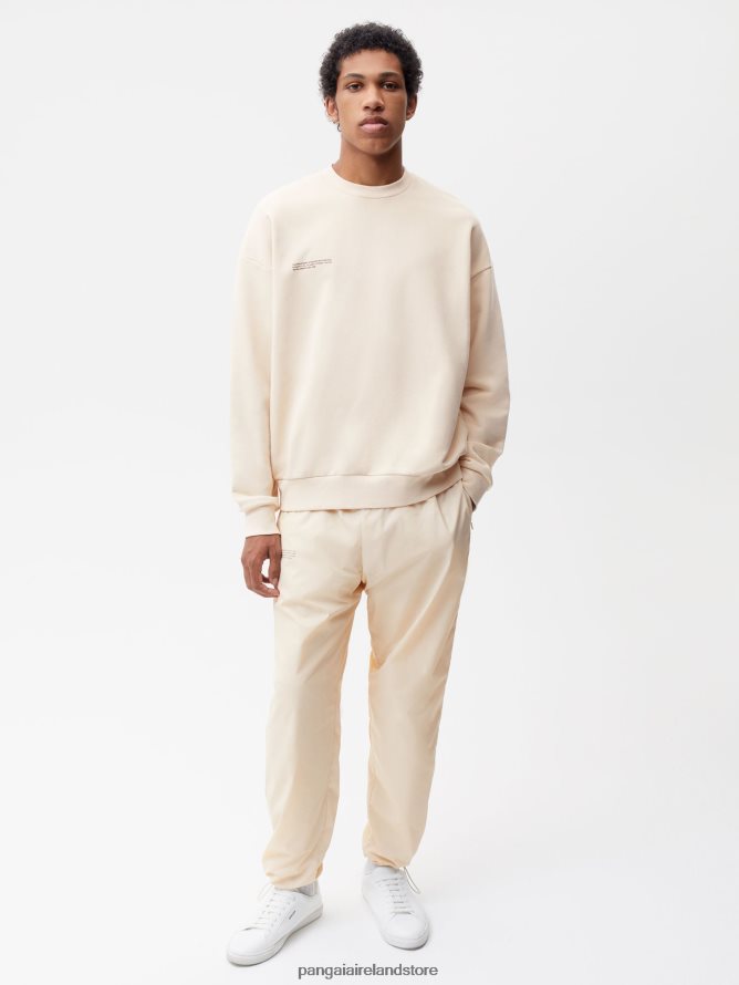 Women Pangaia Clothes Recycled Nylon Track Pants TT8Z42319 Sand