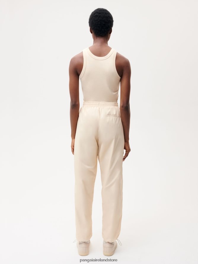 Women Pangaia Clothes Recycled Nylon Track Pants TT8Z42319 Sand