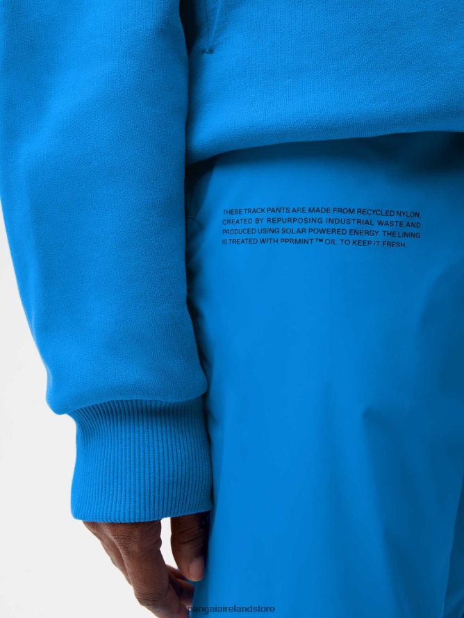 Women Pangaia Clothes Recycled Nylon Track Pants TT8Z42364 Cerulean Blue