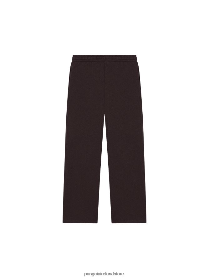 Women Pangaia Clothes Recycled Wool Jersey Loose Leg Track Pants TT8Z42327 Chestnut Brown